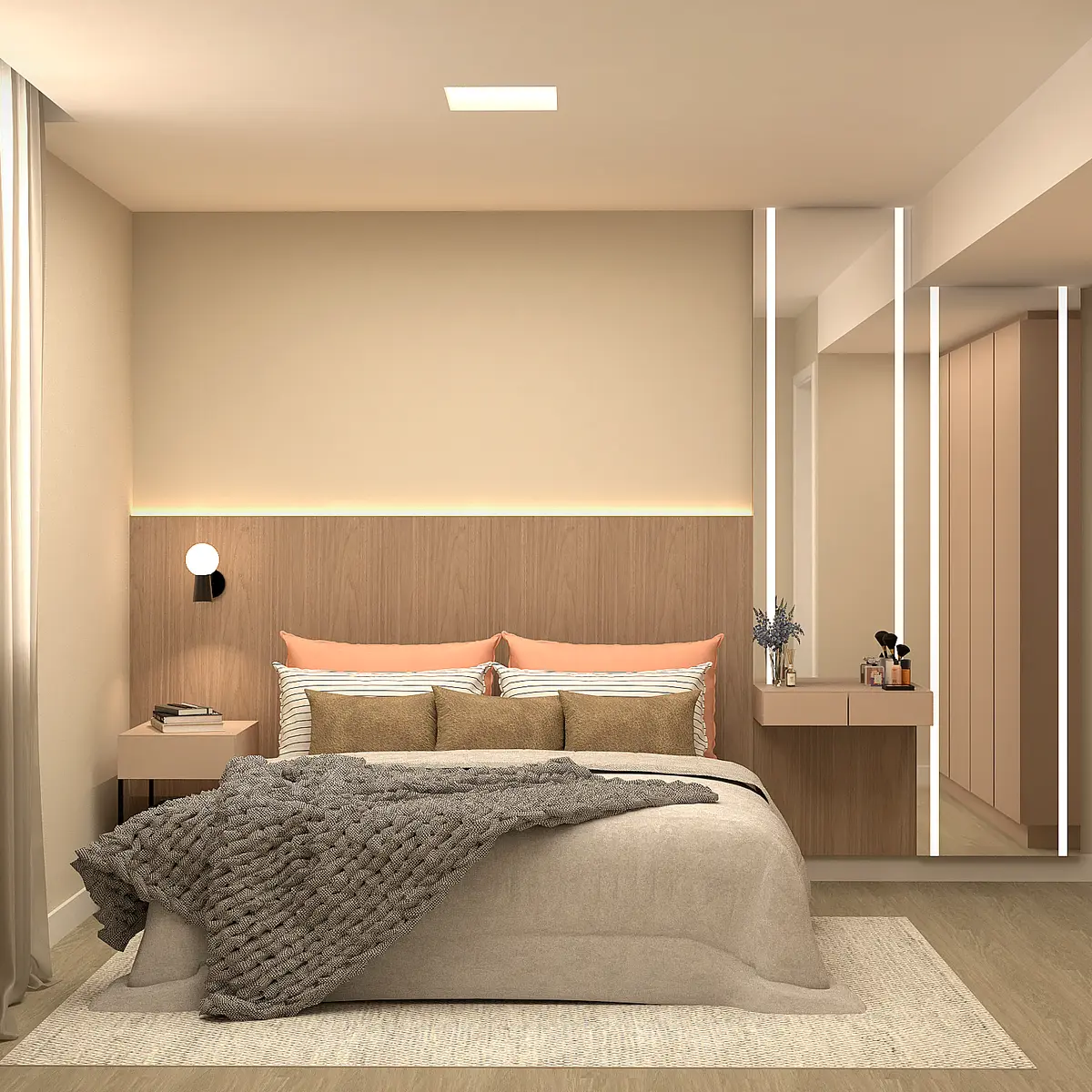 Apartamento em Tons Terrosos, imagem 3 do projeto