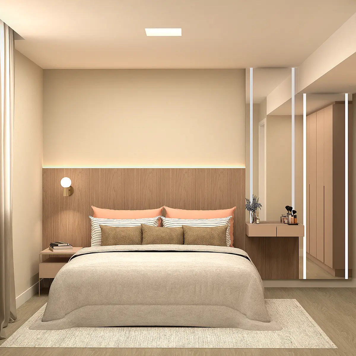 Apartamento em Tons Terrosos, imagem 4 do projeto